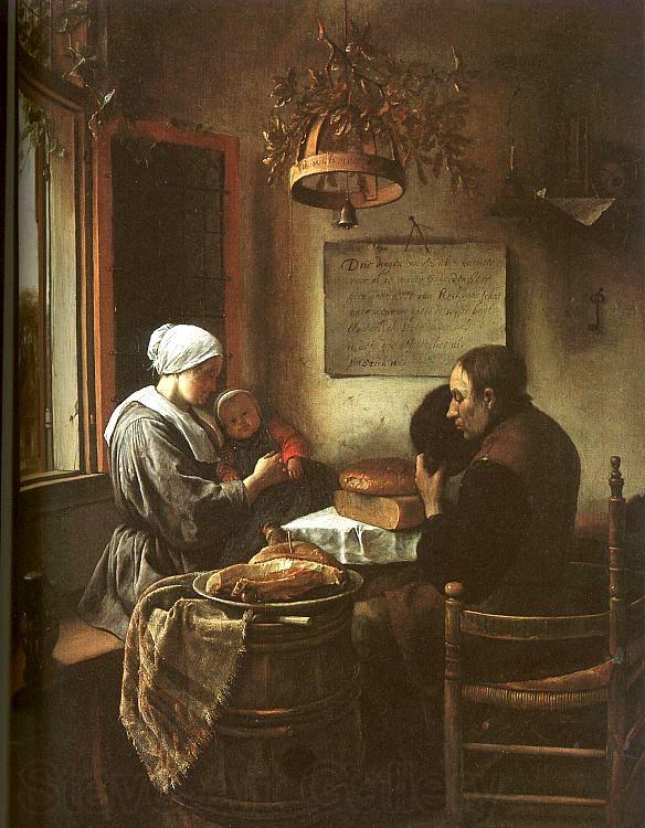 Jan Steen Grace Before a Meal